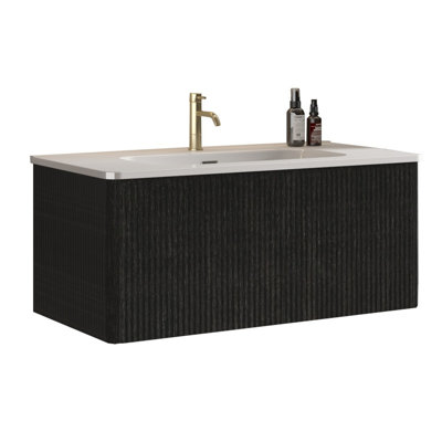 Meuble-lavabo 36 po avec lavabo en céramique