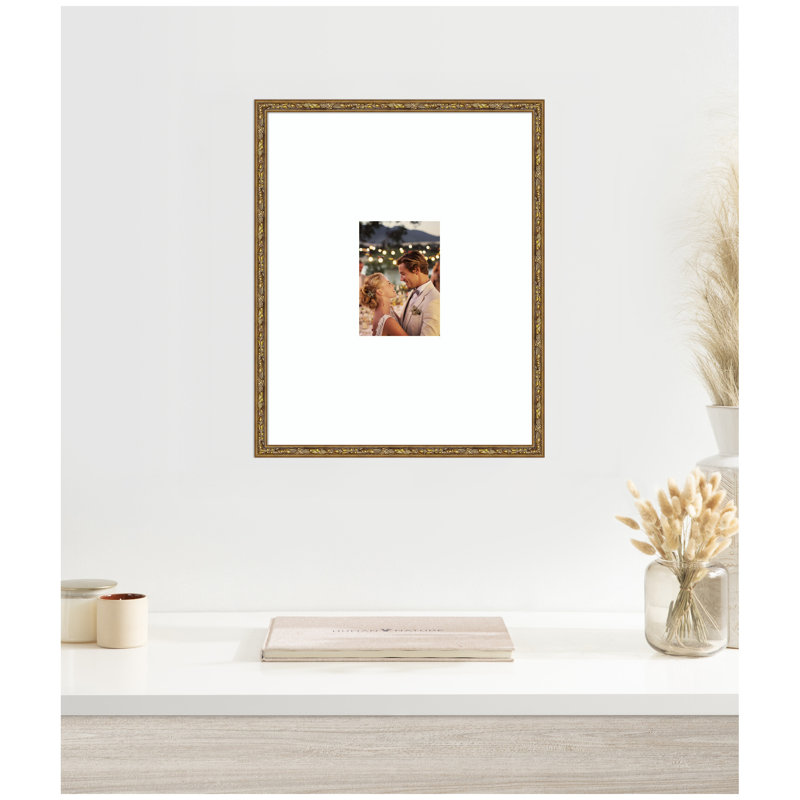  Cadre photo mat 16 x 20 à 5 x 7 cadre, Belvedere bronze bronze traditionnel, Brun, L 16 po x H 20 po, 1