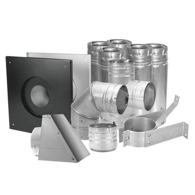 3" Pellet Vent Kit Stainless