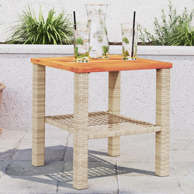 Nooralam Metal Outdoor , cm W cm D, 42cm H x 40cm W x 40cm D, Beige