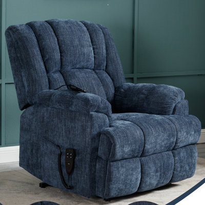 Keaton Power Lift Recliner with Dual Motors, Heat & Massage