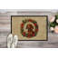 Paillasson teckel fleurs de Noël_2353-1405088530