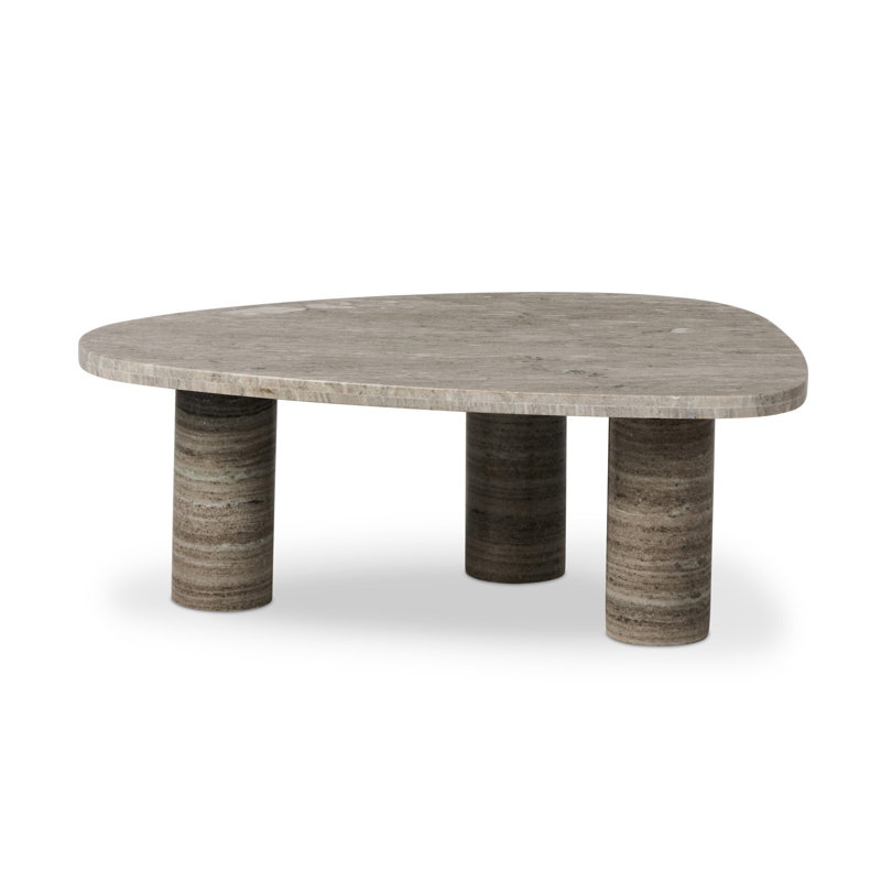Zion Marble Coffee Table, Brown