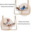 Chaise balançoire double avec support Sesalie