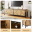 Geometric Wood TV Stand