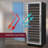 Allavino Reserva Series 163 Bottle 71" Tall Single Zone Left Hinge Stainless Steel Wine Refrigerator-87332027