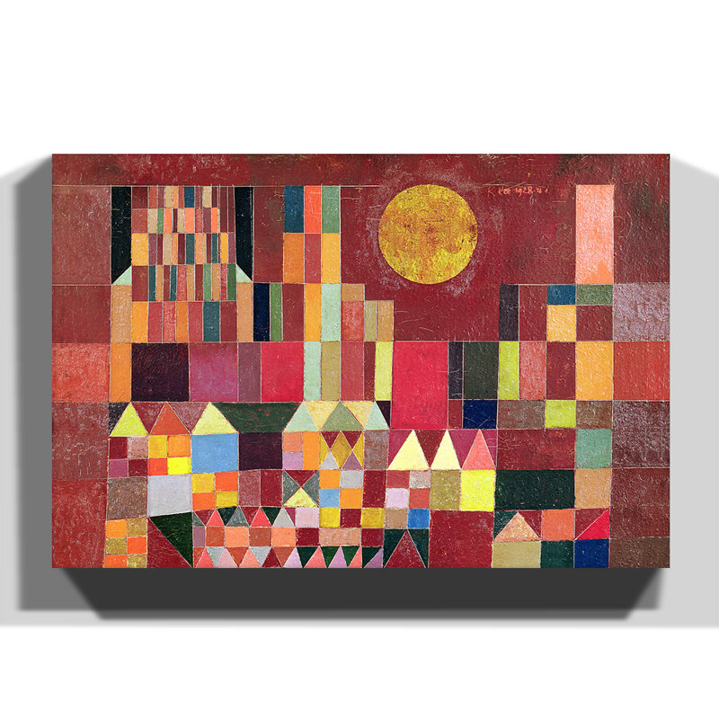 Paul Klee - Wrapped Canvas Painting, 70cm H x 100cm W
