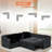84" 5-Seats Modern Modular Sleeper Sofa With Adjustable Backrest, Chenille L-Shape Sectional Couch With Usb Charging & Pull Out Bed, Convertible Corner Sofa With Cup Holders & Ottoman For Living Room, Office-2081250191