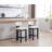 Modern Upholstered Solid Wood Bar Stool With Comfortable Backrest,Counter Stool With Sheet Metal Upholstery And Fixing Set Of 2-28739822