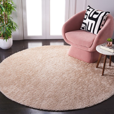 Nicole Tahoe Shag Performance Solid Color Rug