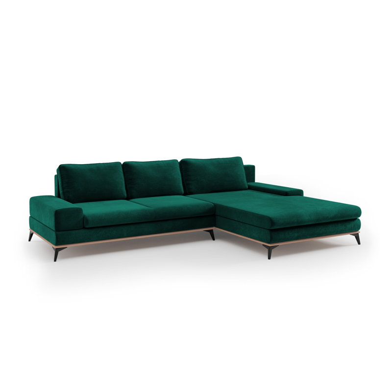 Cuiksa 5 Seater Sofa Bed, Right Hand Facing, Green