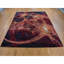 Tapis rouge en laine et soie noué à la main 9 pi 2 po x 12 pi ABEF6EA7A4864A3280E6262F8BDCFE76