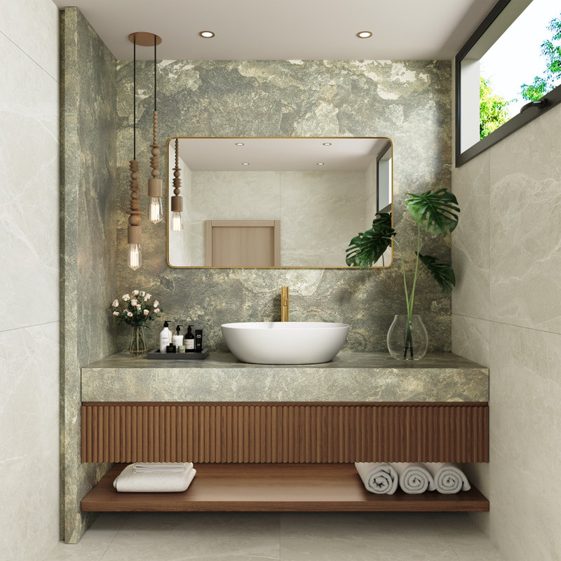 Casainc Oval Solid Surface Resin Bathroom Vessel Sink, Matte White