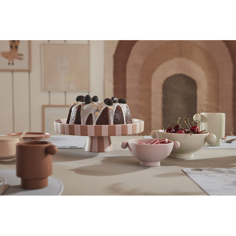 Dotto Silicone Rectangle Placemats, Clay
