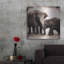 Ebern Designs «Elephant III sépia» par Debra Van Swearingen, art mural en métal-671441520