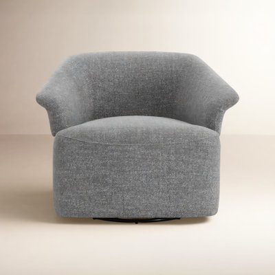 Morgana Upholstered Swivel Barrel Chair