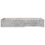 Vidaxl Bed Frame With Drawers Concrete Grey Engineered Wood-1071282064
