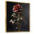 Toile avec cadre flottant or