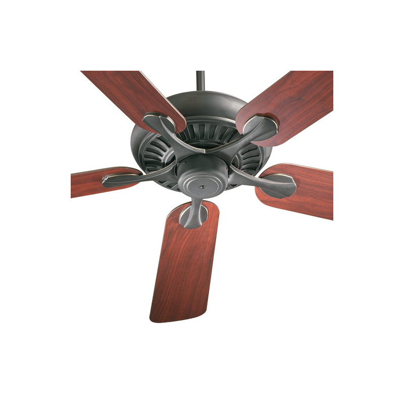 Aneres Ceiling Fan, Old World with Rosewood/Walnut Blades
