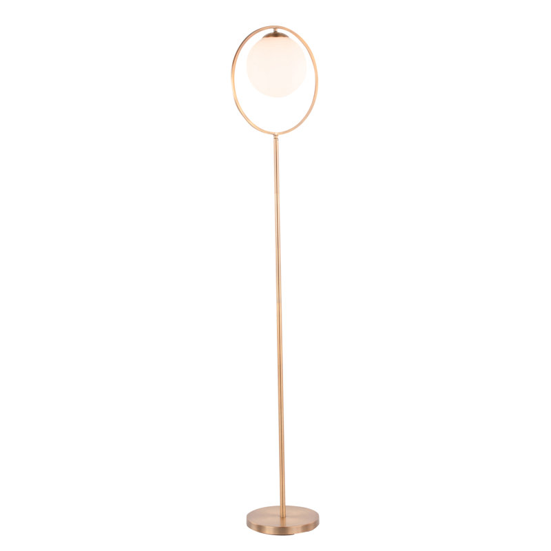 Zoey 65.25 " Traditional Floor Lamp, Gold