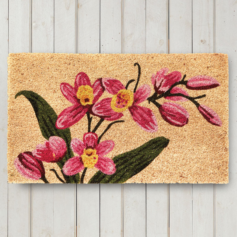 Orchid Outdoor Doormat