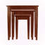 Ensemble de 3 tables gigognes noyer Regalia