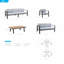 Outdoor 5 - Piece Conversation Set