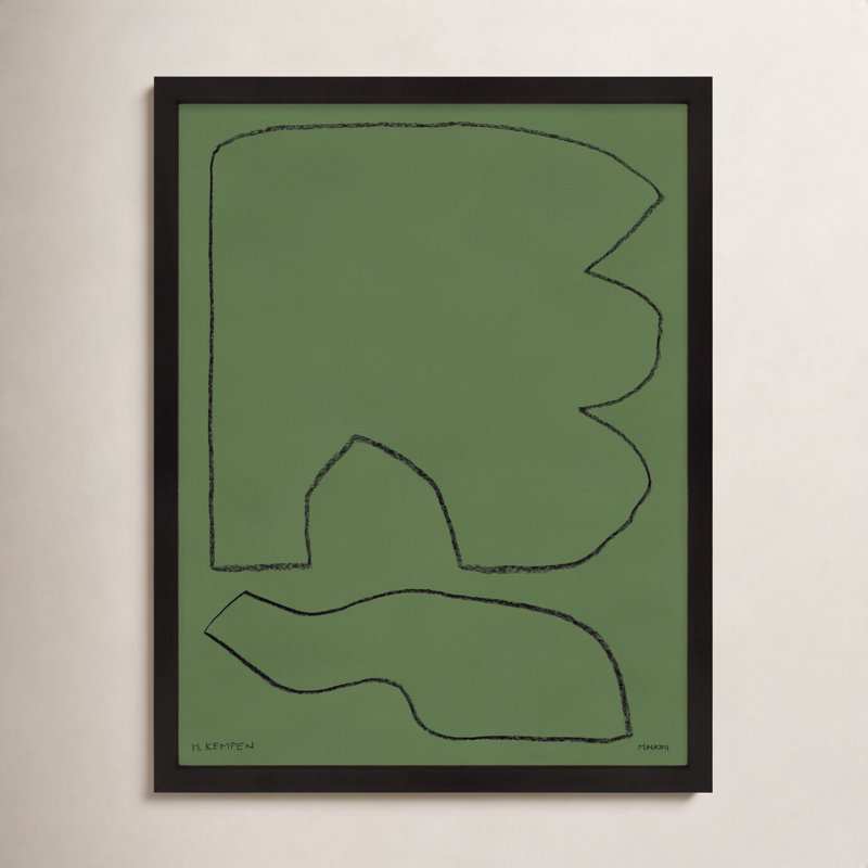 Forest 1 Print by Michael Kempen, 50" H x 40" W x 1.25" D, Black