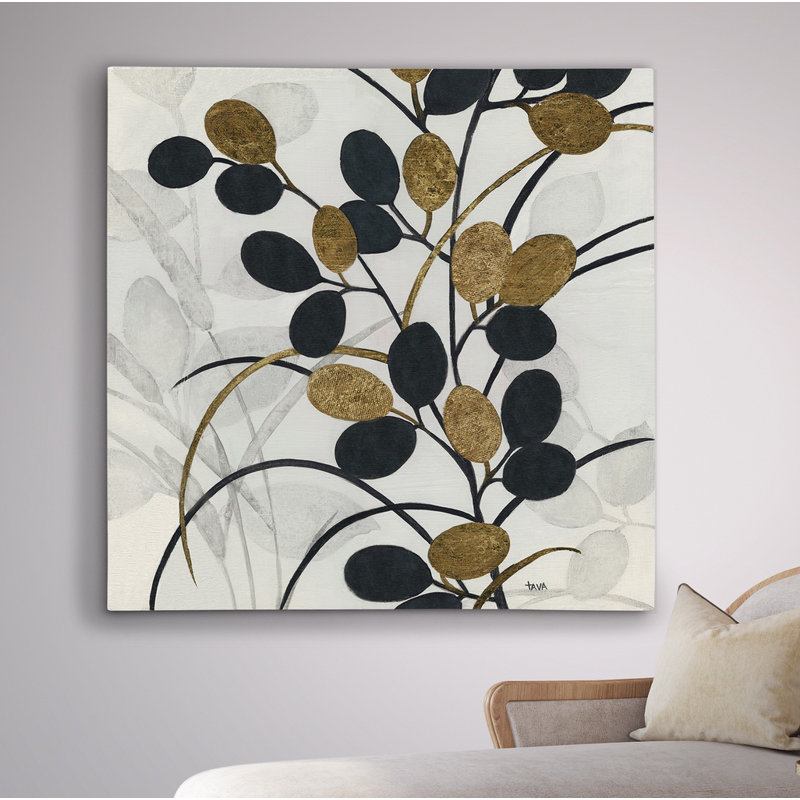 Silhouette Neutre II - reproduction d'art, H 32 po x l 32 po x P 1,5 po, Toile tendue