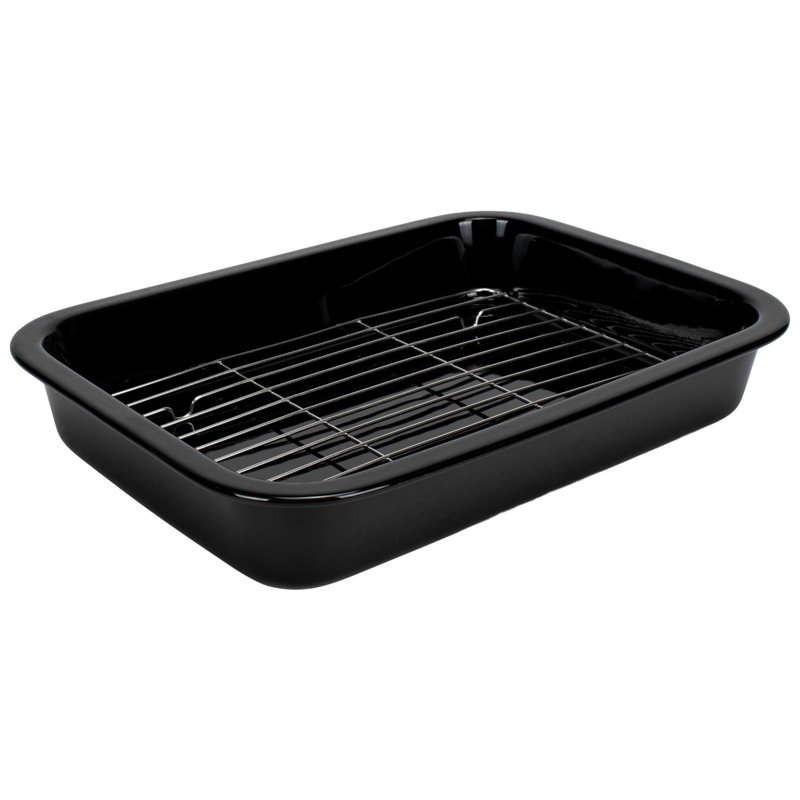 Plat de cuisson noir 304, Noir mat