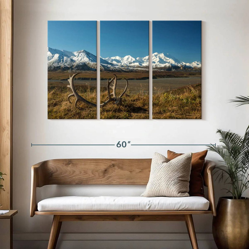 Alvord Denali Caribou Antlers, 32" H x 50" W