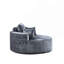 Boneless Sponge Single Sofa,fluffy Modern Sleeper Chair-531973638-506247923