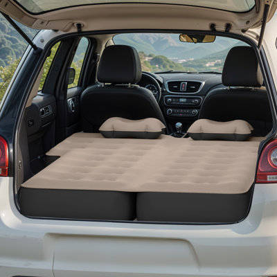 Lage Inflatable SUV Air Mattress Car Mattress Car Bed With Pump And Pillows by Alwyn Home