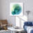 'Evolving Planets IV' Graphic Art on Glass