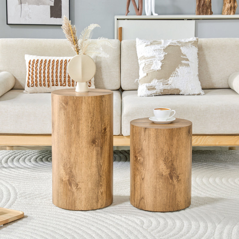 Ensemble de 2 tables basses modernes minimalistes