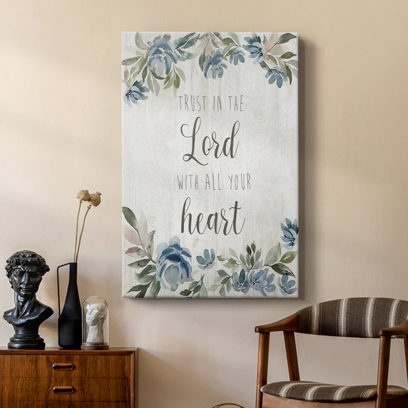 Trust in the Lord - galerie sur mesure Cavas