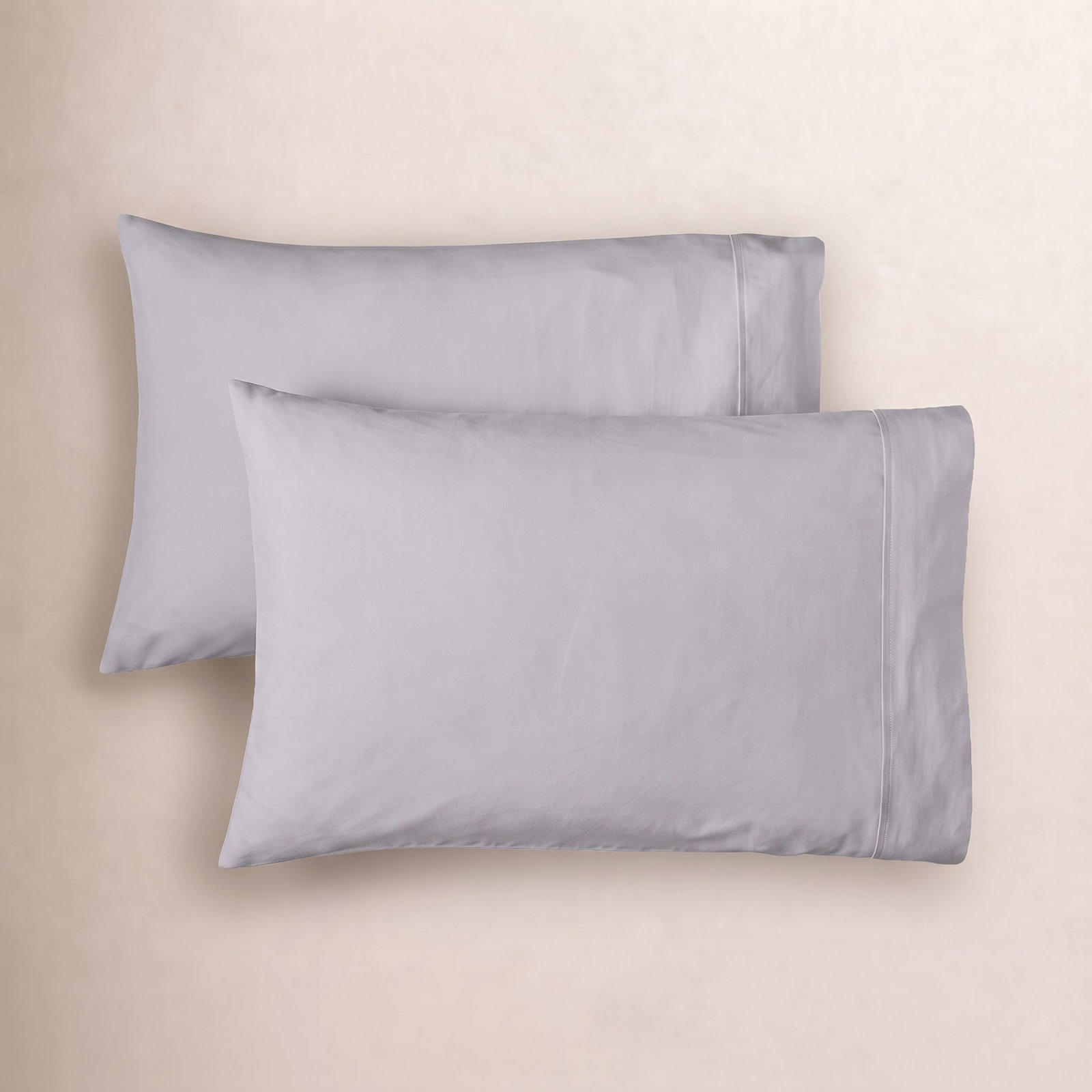 Jeffen Linen Blend Pillowcase, King, Stormy Blue