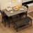 Komuda 4 - Person Four Leg Dining Set-1322401162