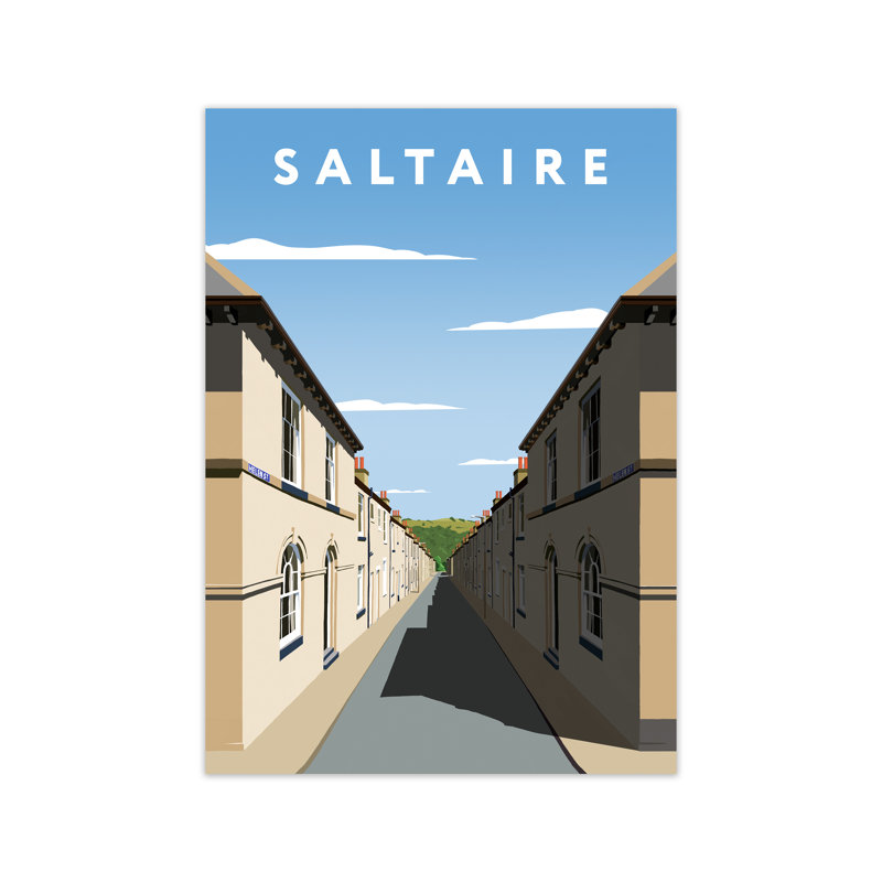 Saltaire by Richard O'Neill - Print, 84.1cm H x 59.4cm W x 3cm D, Unframed