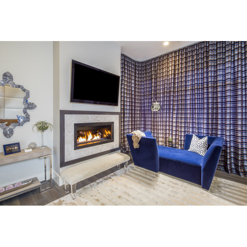 Wide Stripe Striped Area Rug, Rectangle 5' x 8'