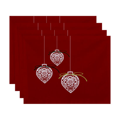 Polyester Geometric Rectangle Placemat