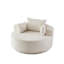 Chaise pivotante 55 po en mousse de chenille simple, pivotant sur 360 °-267981708
