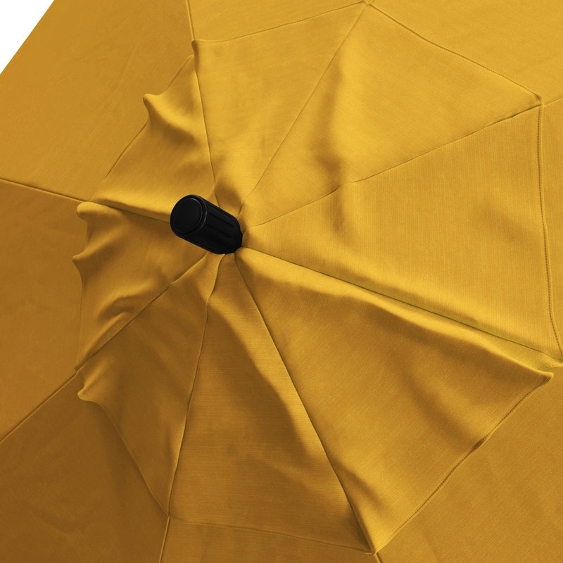 Parasol de marché 90 po Nakiesha, Toile jaune performance