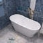 Baignoire de trempage autoportante en acrylique 67 po. X 31 po. Blanche