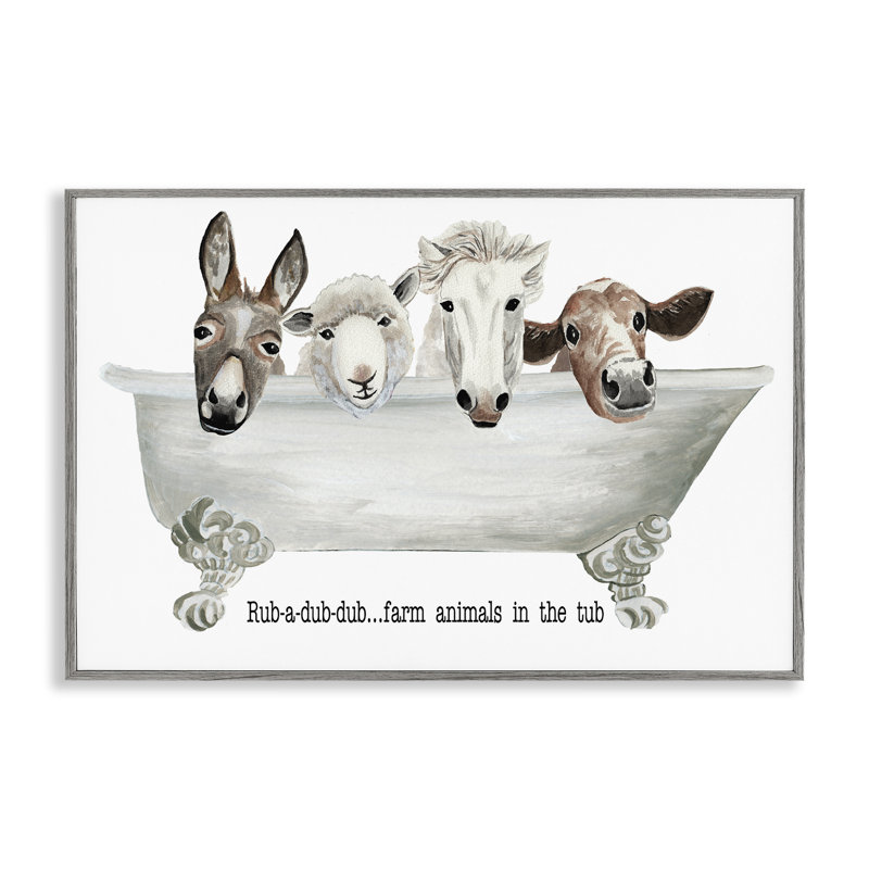 «Farm Farm», giclée par Cat Thurman Designs, Estampe numérique Farmhouse, H 12 po x l 18 po