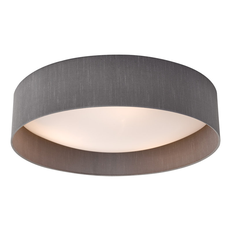 Raimey Plastic Flush Mount, Grey