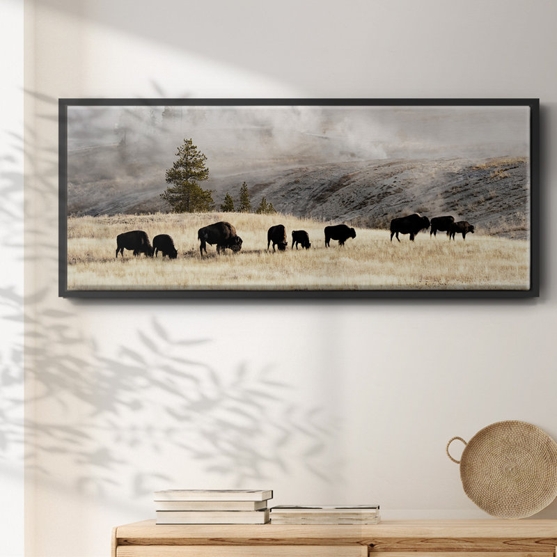 Heading Home- Framed Canvas, 8" H x 20" W