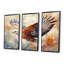 Brun, jaune, audacieux, aigle, vol d'oiseau-867430177-867430185
