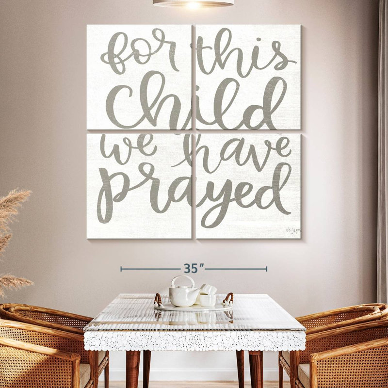 For this Child We Have Prayed, 50" H x 50" W