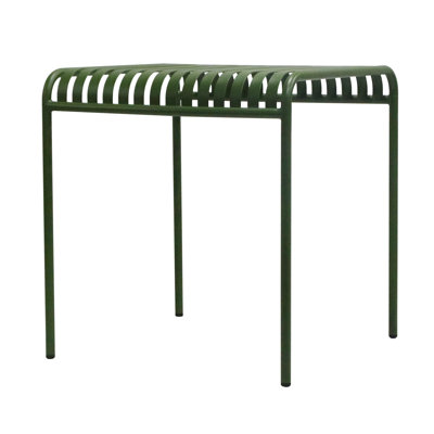 Table de salle à manger d'extérieur en acier l 28 po x P 28 po Abra